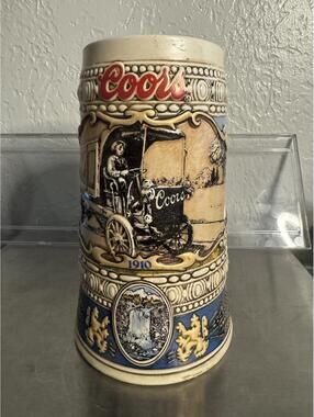 Vintage Coors Ceramic Beer Stein Mug